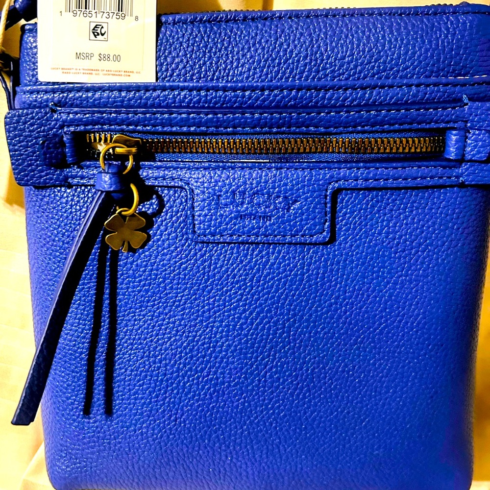 Lucky Brand Vibrant Blue Crossbody Bag